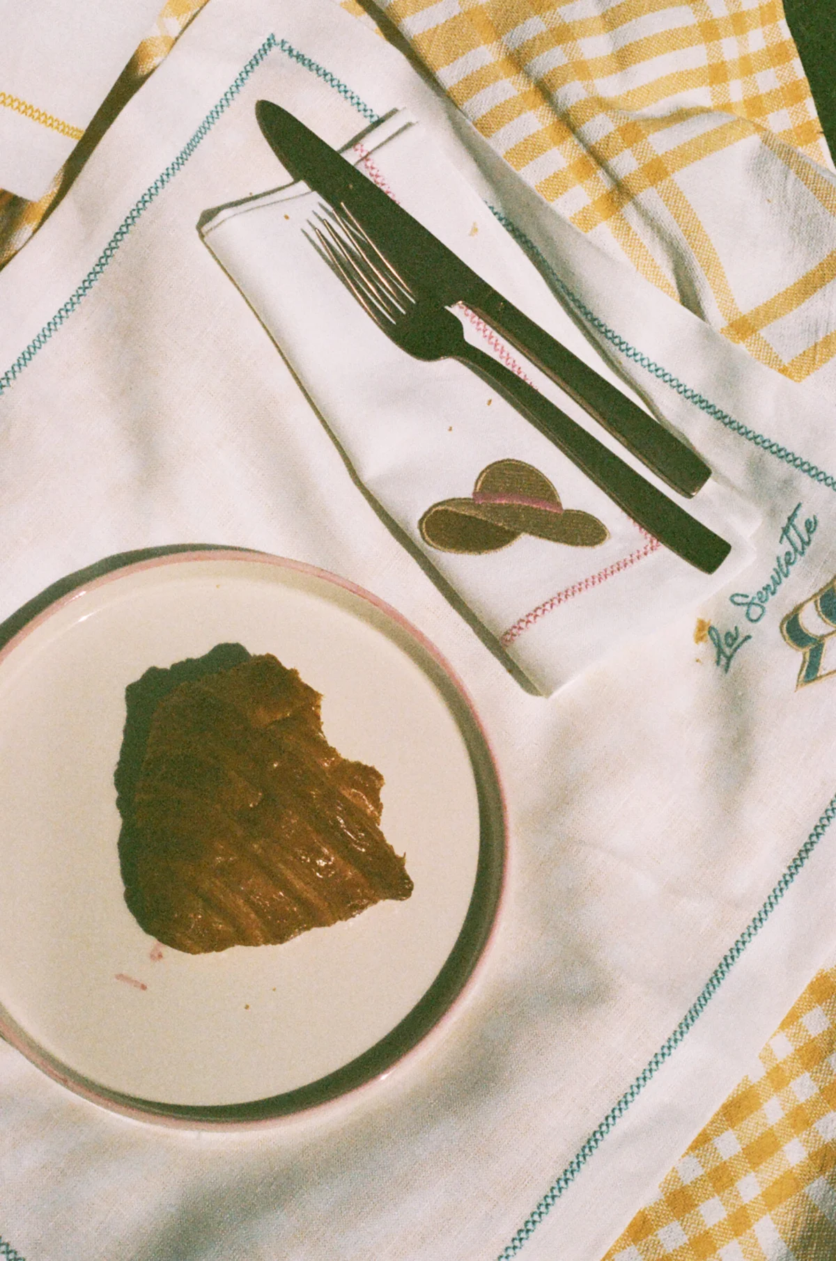 Linen Napkin "Le Chapeau"