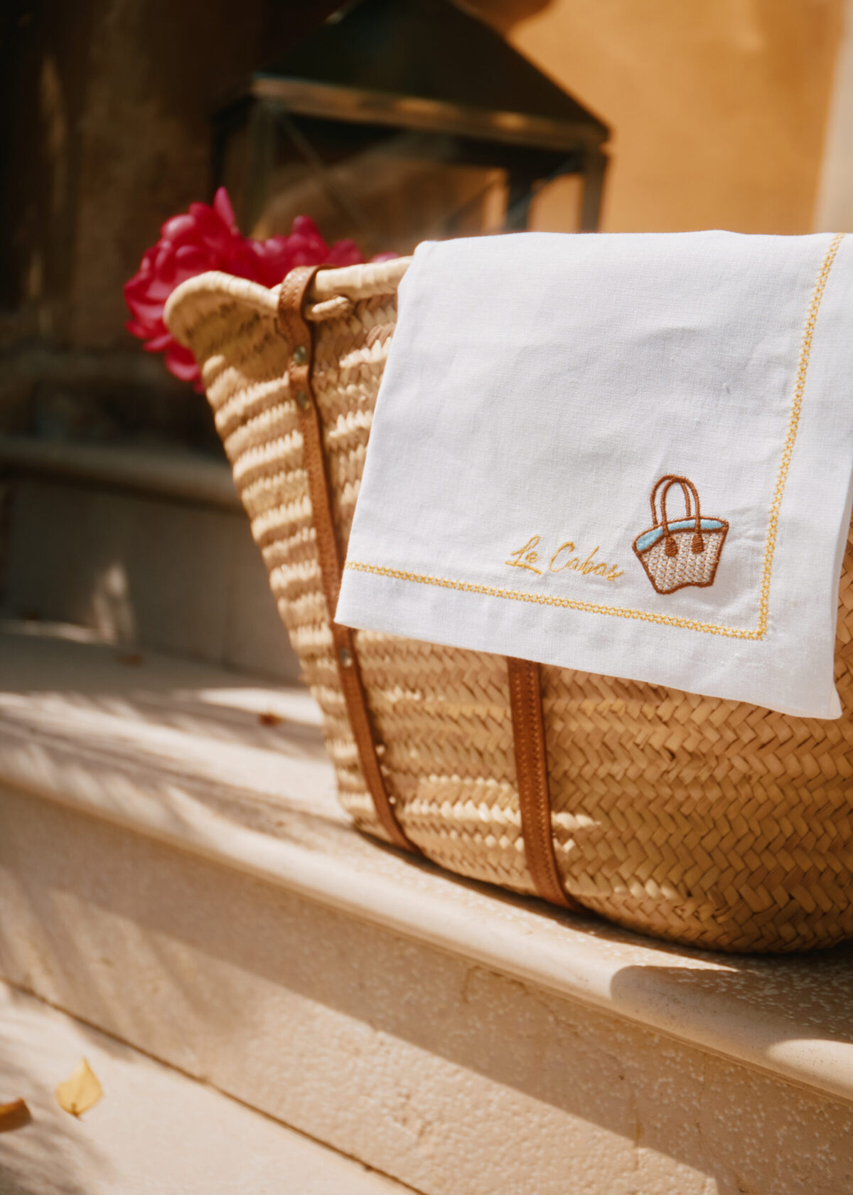 Linen Placemat "Le Cabas"