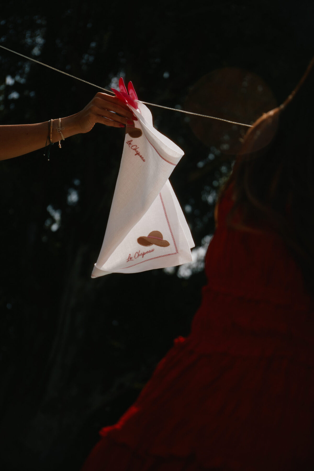 Linen Placemat "Le Chapeau"