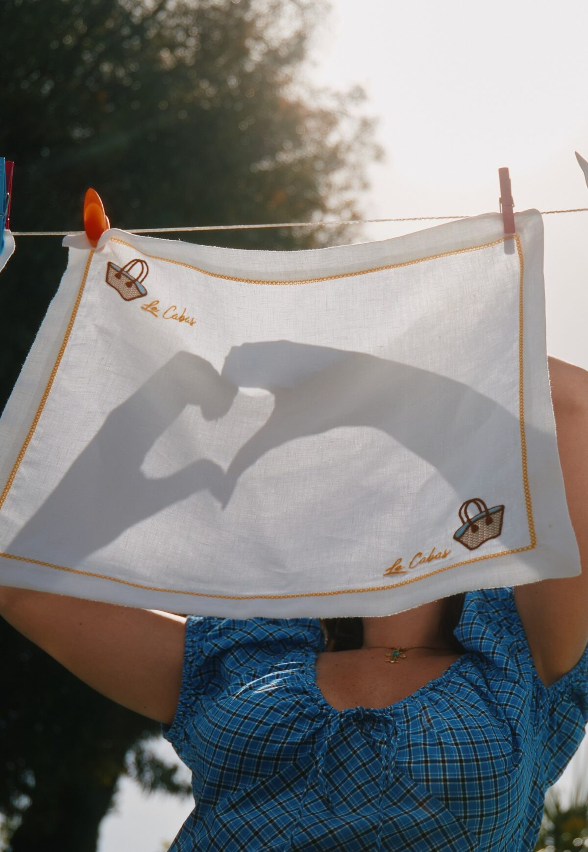 Linen Placemat "Le Cabas"