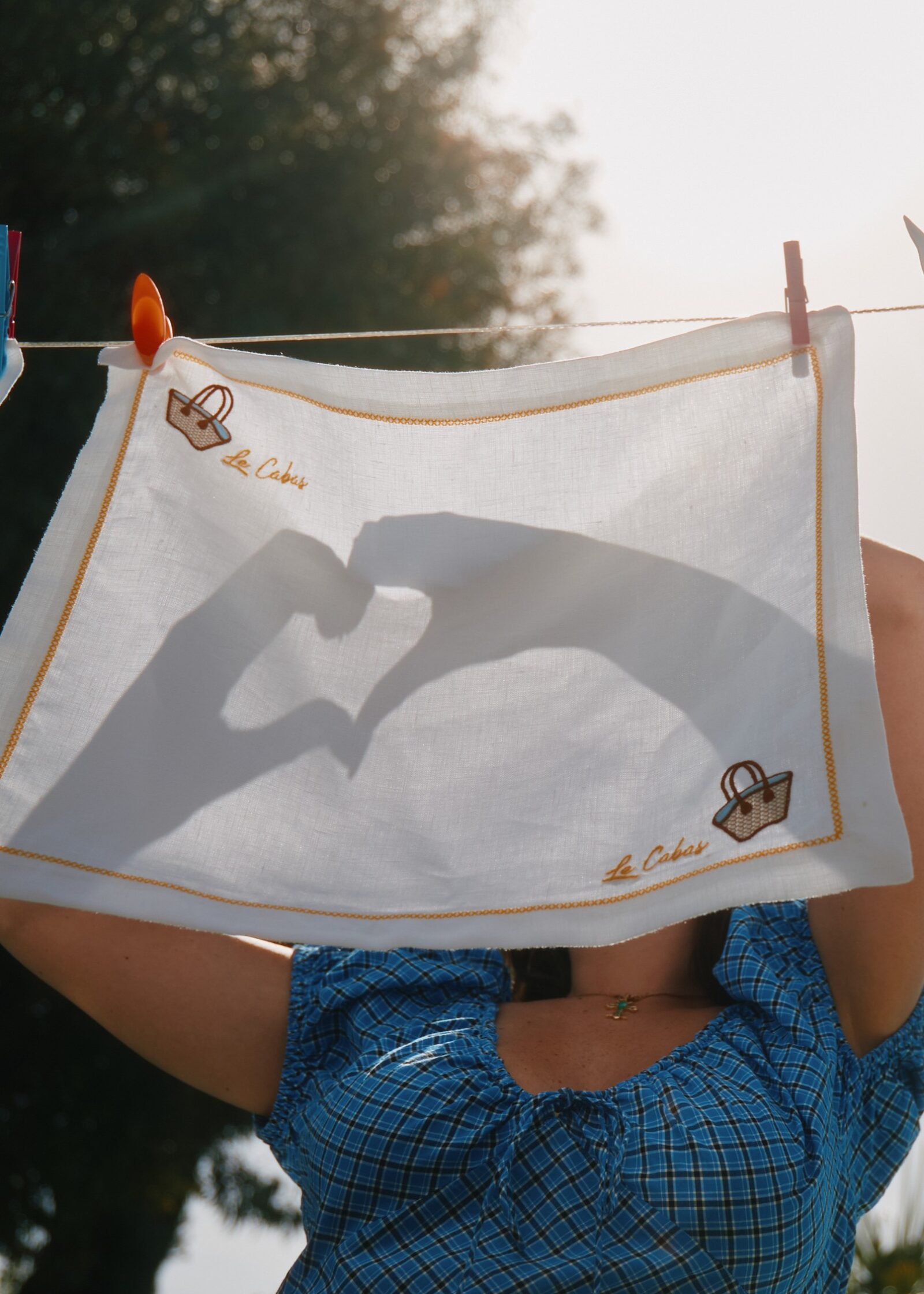 Linen Placemat "Le Cabas"